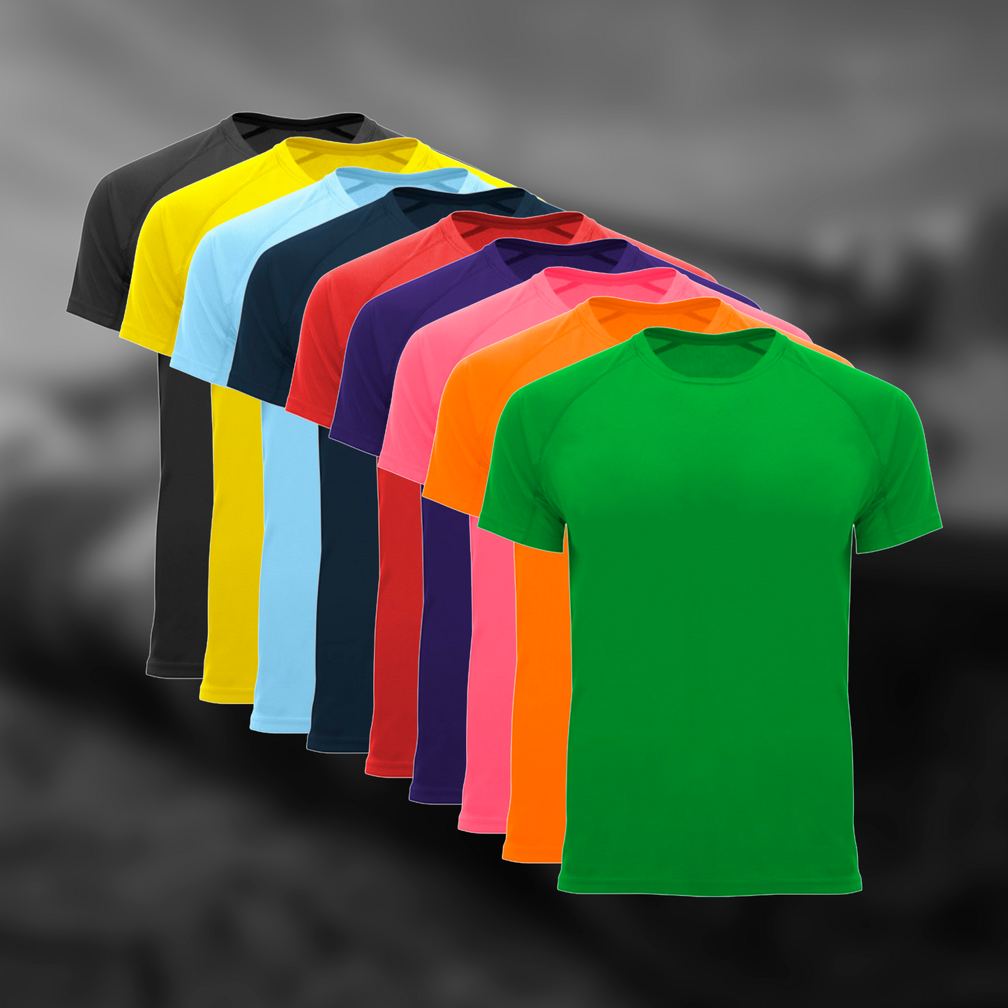 Camisetas de diferentes colores